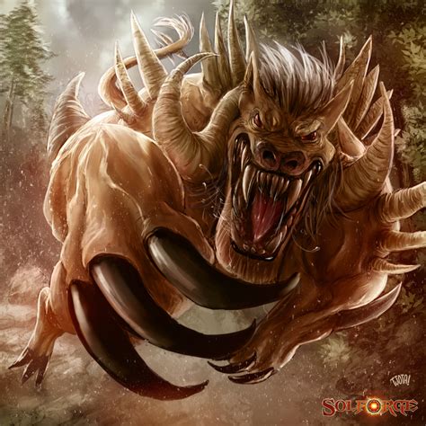 Ferocious Behemoth by tjota on DeviantArt