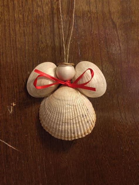 Sea Shell Christmas Ornament Childrens Christmas Crafts Shell