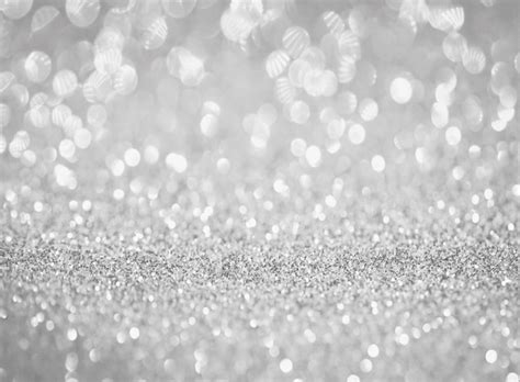 Premium Photo White Silver Gradient Glitter Bokeh Abstract Texture