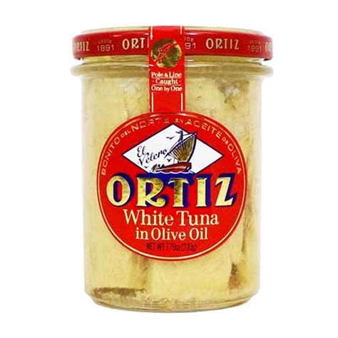 Ortiz White Tuna In Olive Oil 77 Oz 220g — Yummy Bazaar