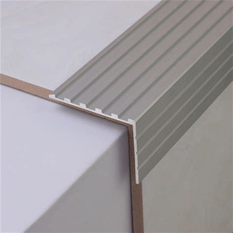 Diy Materials Flooring And Tiling Accessories L Shaped Stair Nosing Profile Edge Trim Aluminium