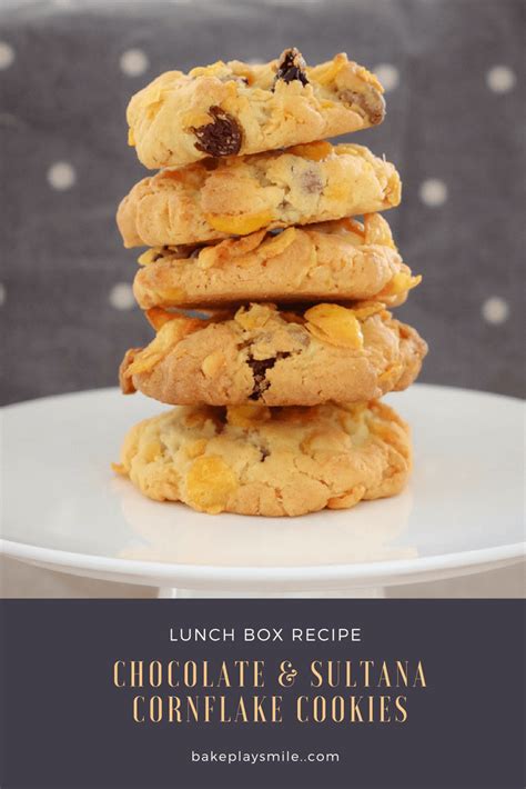 Crunchy Chocolate Chip Sultana Cornflake Cookies Recipe Cornflake Cookies Recipes