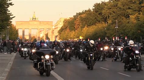 Germany Hells Angels Protest Against Ban On Public Display Of Logo In