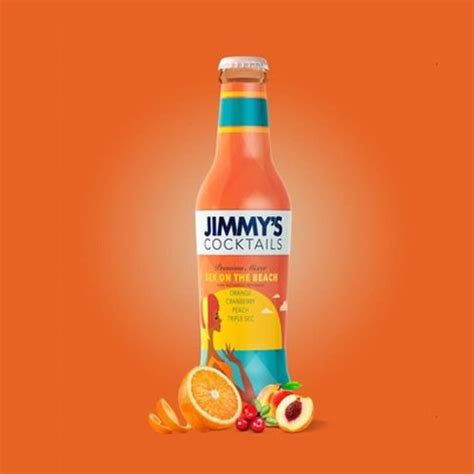 Jimmys Cocktails Sex On The Beach Cocktail Mixer Ready To Drink Mocktail Non Alcoholic
