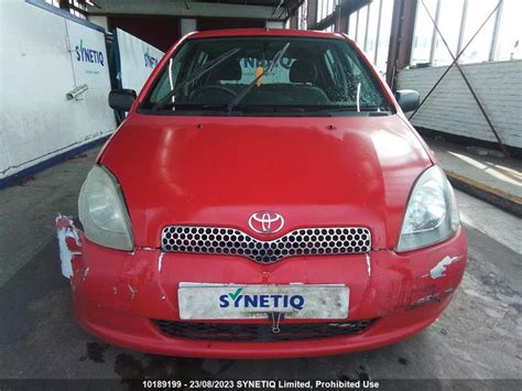 2001 Toyota Yaris Cdx 1299cc Petrol Automatic 4 Speed 5 Door Hatchback