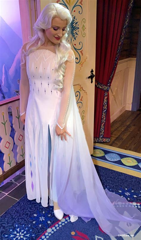 Elsa White Dress Frozen 2 Cosplay New Frozen 2 Elsa Cosplay Costume