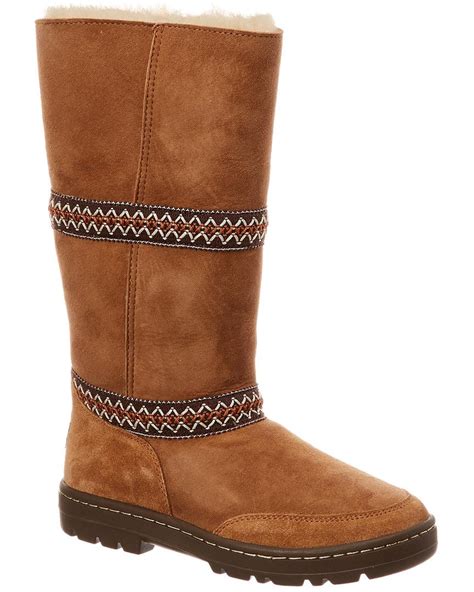 Ugg Sundance Revival Suede Boot In Brown Save 19 Lyst
