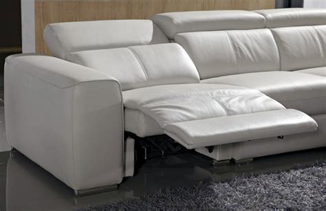 Canapé d angle double relax cuir de buffle italien de luxe 7 8 places