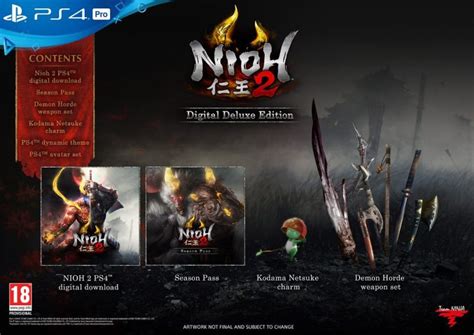 Nioh 2 Special Editions Compared