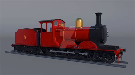 James The Red Engine By Thunderwasp On Deviantart
