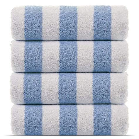 Bath towel in striped cotton terry. Premium Quality 100% Cotton Turkish Cabana Thick Stripe ...