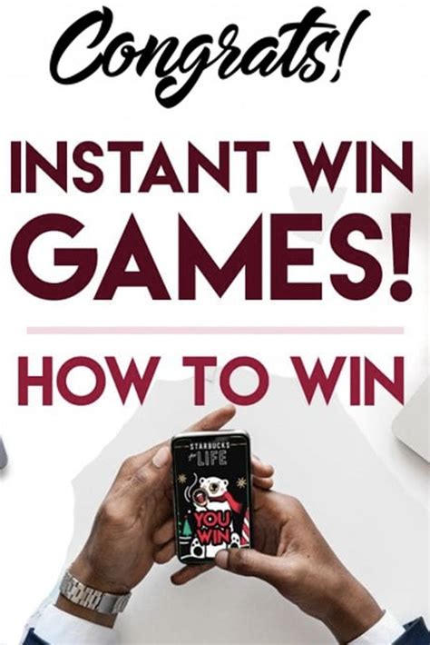 There will be many of us who love the idea of winning some instant cash. Instant Win Games and How to Win. | Instant win, Instant win games, Win money