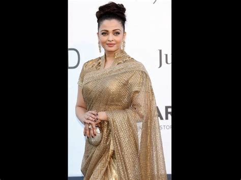 Aishwarya Rai Shines In Gold At Cannes