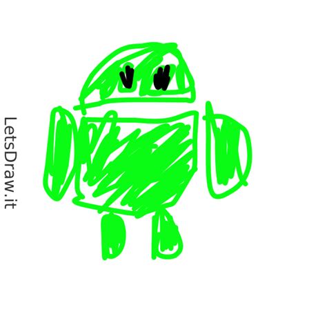 How To Draw Android M758pdibbpng Letsdrawit