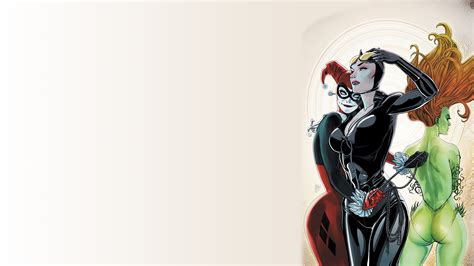 Poison Ivy Batgirl Wonder Woman Dc Comics Harley Quinn Hd Wallpaper