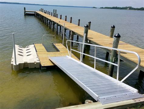 The 3/4 welded tab is designed to mate up to a standard outside. 4' x 18' Gangway to 8 x 16 Slot Dock | Custom Floating ...