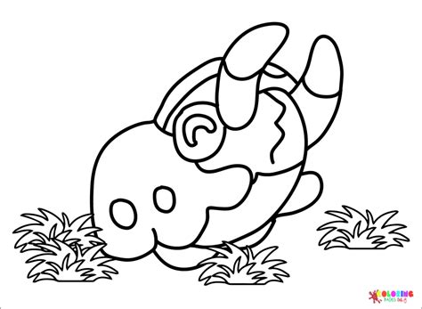 grubbin coloring pages printable for free download