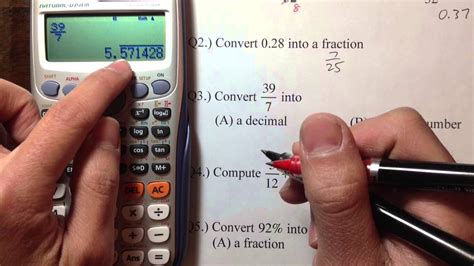 Turn Fraction Into Decimal Casio Calculator Solved How Do I Get