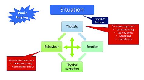 Five Area Cognitive Behavior Therapy Model Explaining Panic Buying