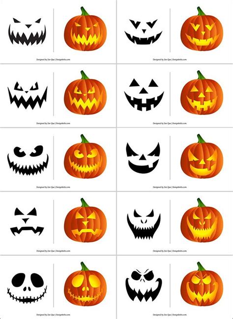 420 Free Printable Halloween Pumpkin Carving Stencils Patterns