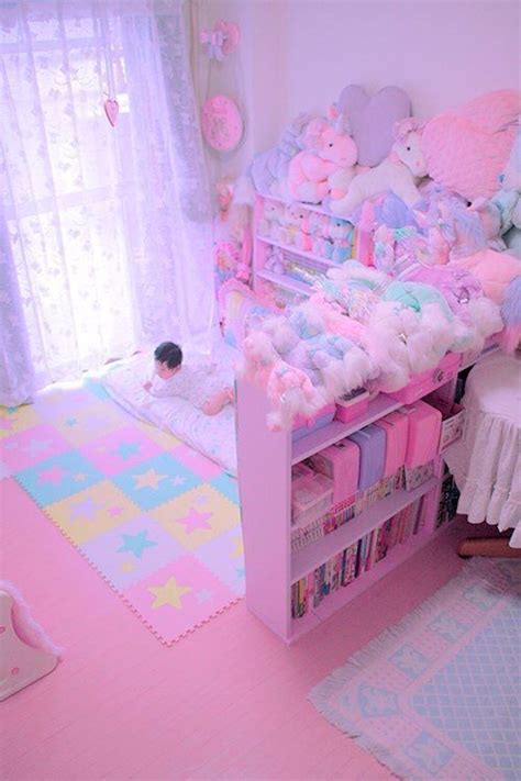 Cute bedroom interior design ideas with beautiful cartoon. Kawaii Room Decor 85 | Kawaii room, Pastel room, Kawaii ...