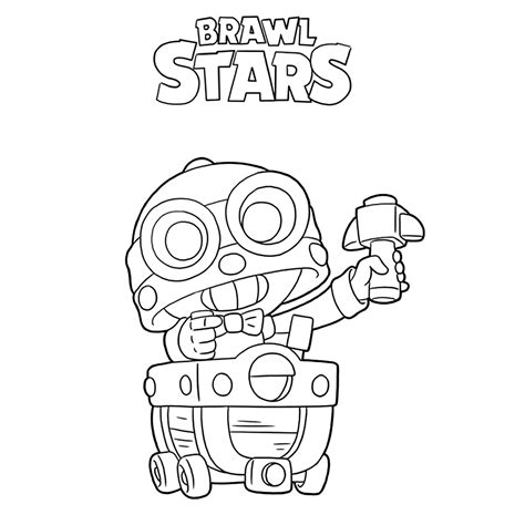 Brawl Stars Kleurplaat Printen → Leuk Voor Kids