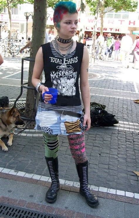 Total Chaos Love Those Boots Punk Costume Punk Girl Punk Rock Girls