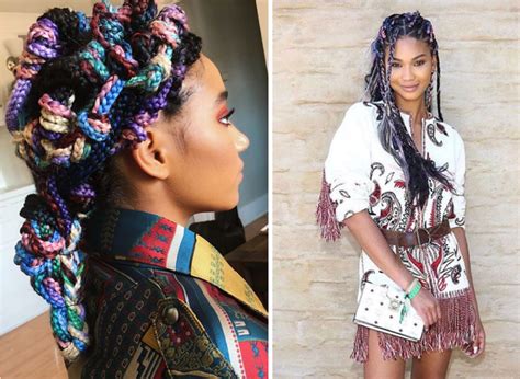 While you might think braids take forever to create, the easy braided hairstyles for long hair we've found are perfect for plaiting rookies and guaranteed to elevate your mane game in the time it would usually take you to style your. Rainbow Braid Hairstyles For Kids Sho Madjozi - Sho Madjozi Wins Favorite African Star At 2020 ...