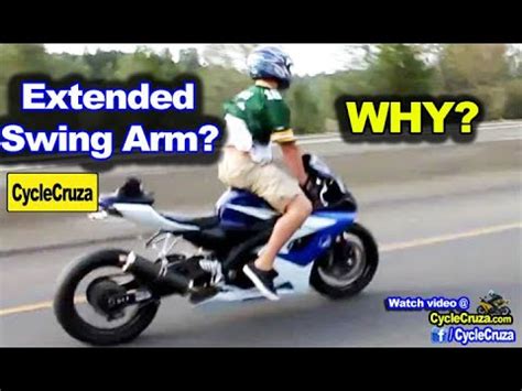 Top 10 most brutal motorcycles for 2020. Extended Swing Arm on Sportbike Motorcycle for FOOLS ...