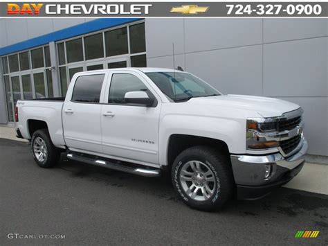 2016 Summit White Chevrolet Silverado 1500 Lt Crew Cab 4x4 112694669