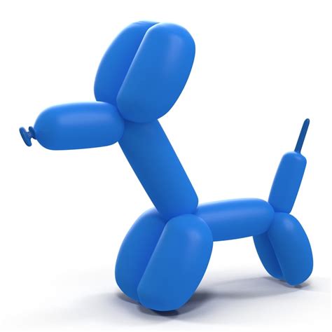 3d balloon dog model