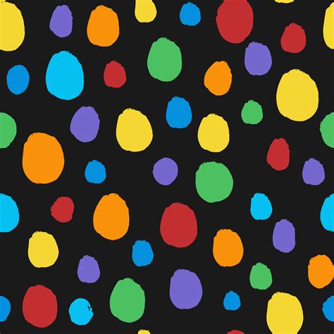 Seamless colorful dots pattern vector - Download Free Vectors, Clipart