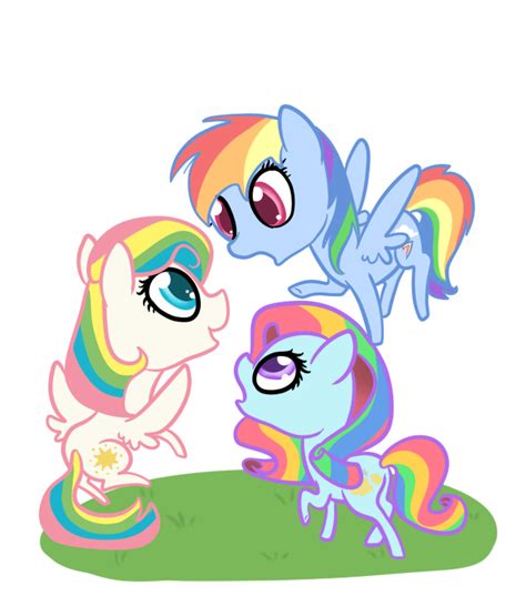 Rainbow Ponies By Otterlore On Deviantart