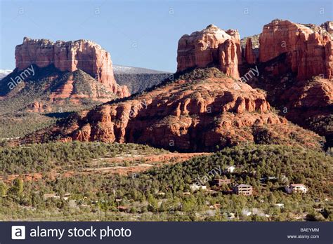 View Of Cathedral Rock Sedona Arizona Stock Photo Alamy