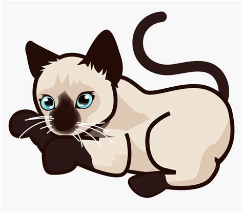 Download high quality cat clip art from our collection of 65,000,000 clip art graphics. Siamese Cat Clip Art , Png Download - Siamese Cat Clipart ...