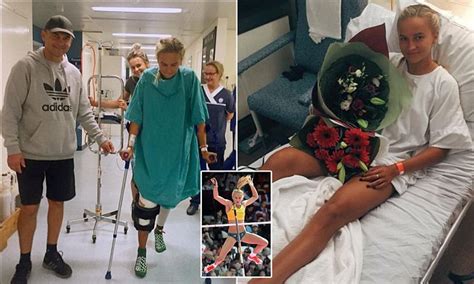 Track And Field Glamour Girl Liz Parnov Vows To Return After Broken Leg Shatters Her Rio Olympic