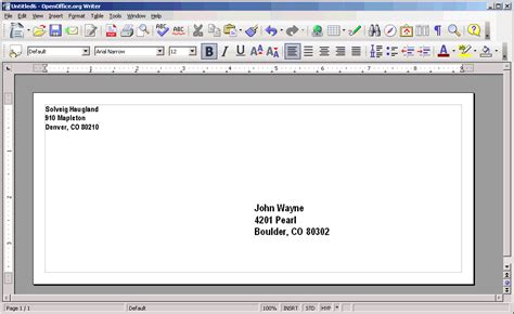 Openoffice Tip Everything About Envelopes