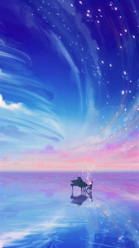 2160x3840 Anime Girl Playing Piano Sony Xperia Xxzz5 Premium Hd 4k