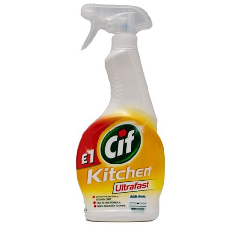 Cif Kitchen Ultrafast čistič Do Kuchyně Ve Spreji 450ml Drogerie