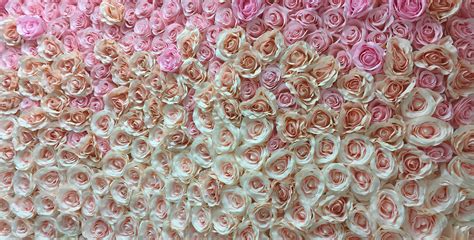 Pink Ombre Flower Wall Elementsandaccents