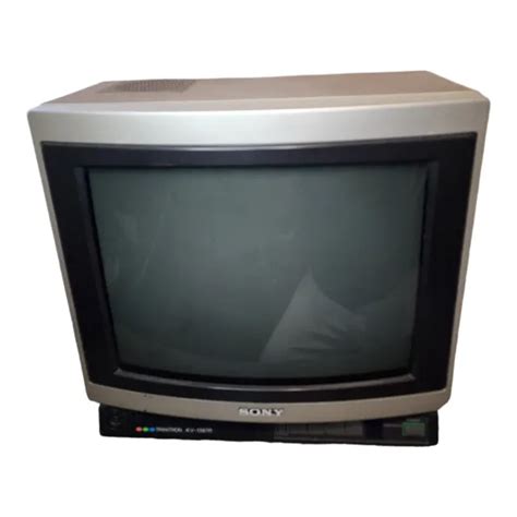Vintage Sony Kv Tr Trinitron Crt Tv Inch Retro Gaming