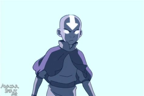 Avatar Aang In The Avatar State And Controlling The Movements Of