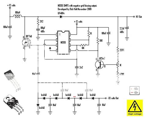 Ne555 Based Smps With Negative Charge Pump Section