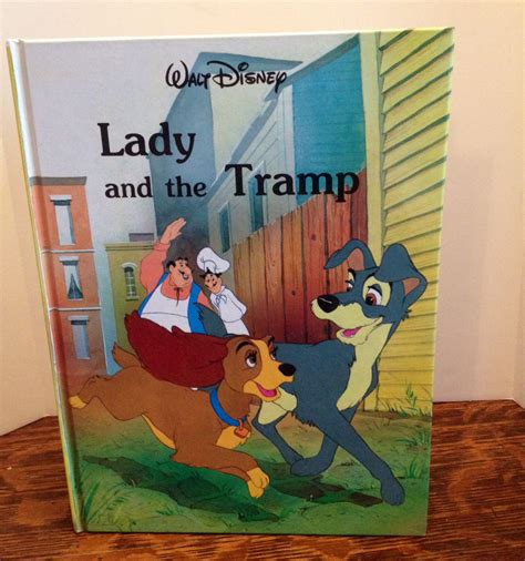 Walt Disney Lady And The Tramp Twin Books 1986 Classic