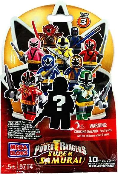 Mega Bloks Power Rangers Super Samurai Series Mystery Pack Toywiz