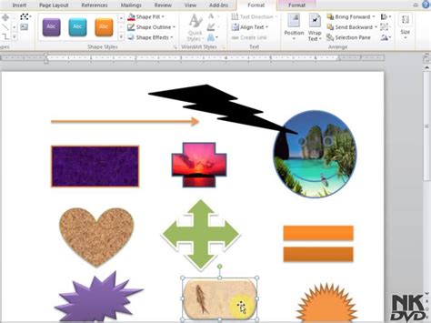 How To Write In Shapes On Microsoft Word