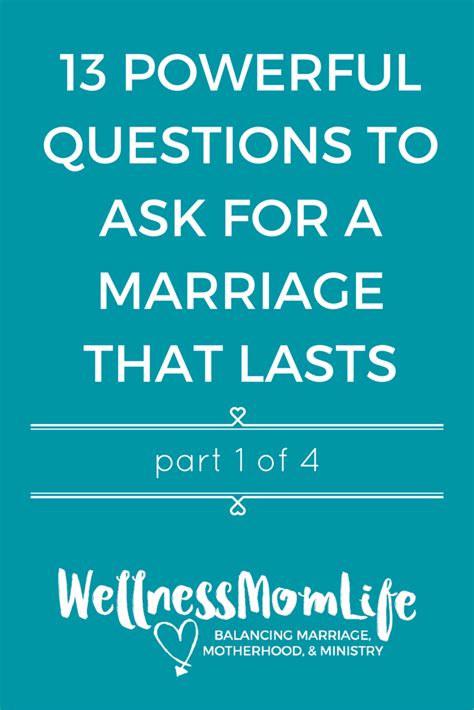 13 Powerful Questions To Ask For A Marriage That Lasts This Or That