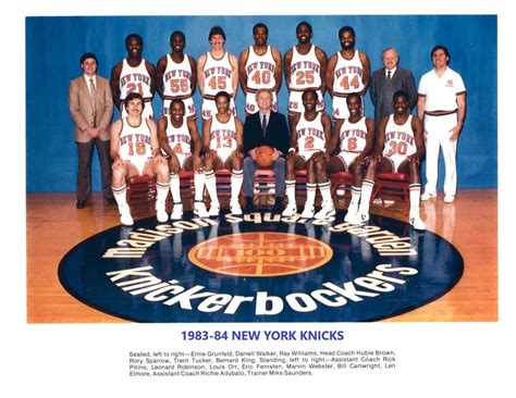 1983 84 New York Knicks 8x10 Team Photo Picture Ny Basketball Nba