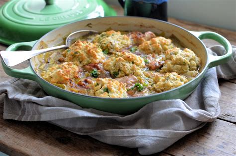 Have a go at our chicken and tarragon casserole, or why not. Leek & Chicken Casserole with Baked Dumplings - Lavender ...