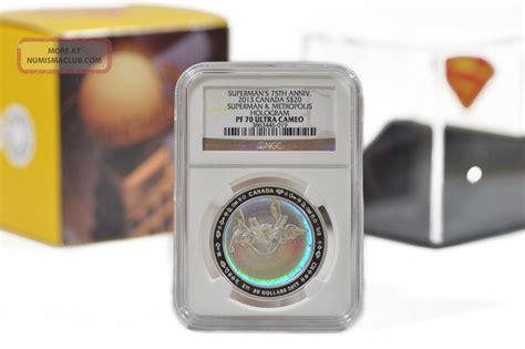 Maybe you would like to learn more about one of these? 2013 Canada $20 Silver Superman Metropolis Hologram Ngc ...